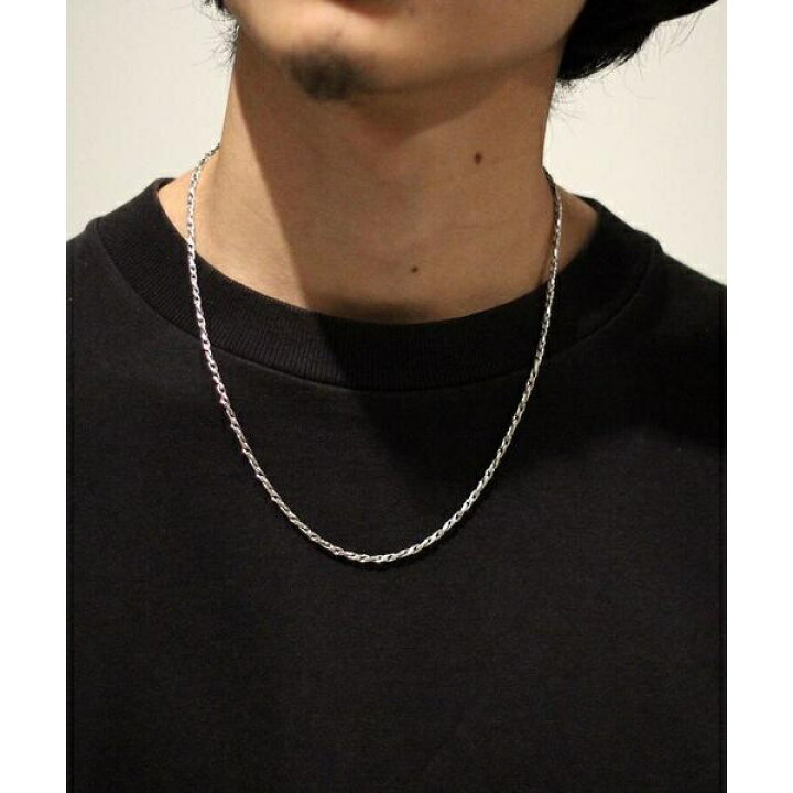 楽天市場】meian／メイアン／STERLING SILVER S-SCREW CHAIN NECKLACE 