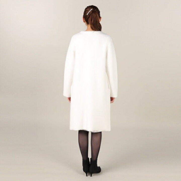 レッセパッセロングニットコート
