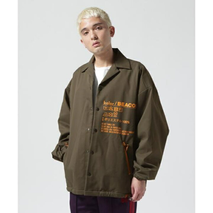 楽天市場】Kolor／BEACON／カラービーコン／Coach Jacket／コーチ  