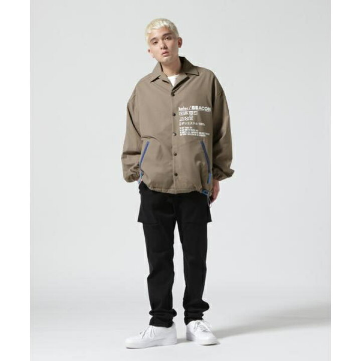 楽天市場】Kolor／BEACON／カラービーコン／Coach Jacket／コーチ 