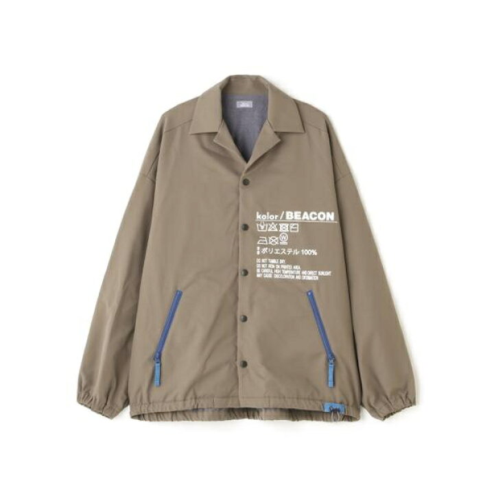 楽天市場】Kolor／BEACON／カラービーコン／Coach Jacket／コーチ 