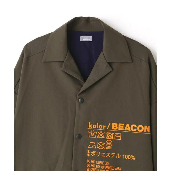 楽天市場】Kolor／BEACON／カラービーコン／Coach Jacket／コーチ 