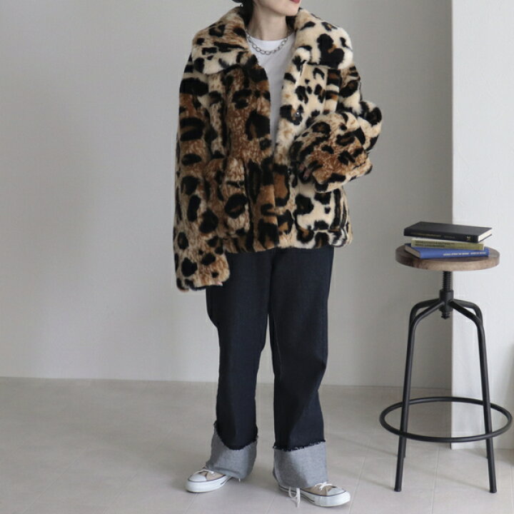 楽天市場】【JAKKE／ジャッキー】レオパードフェイクファーコート 
