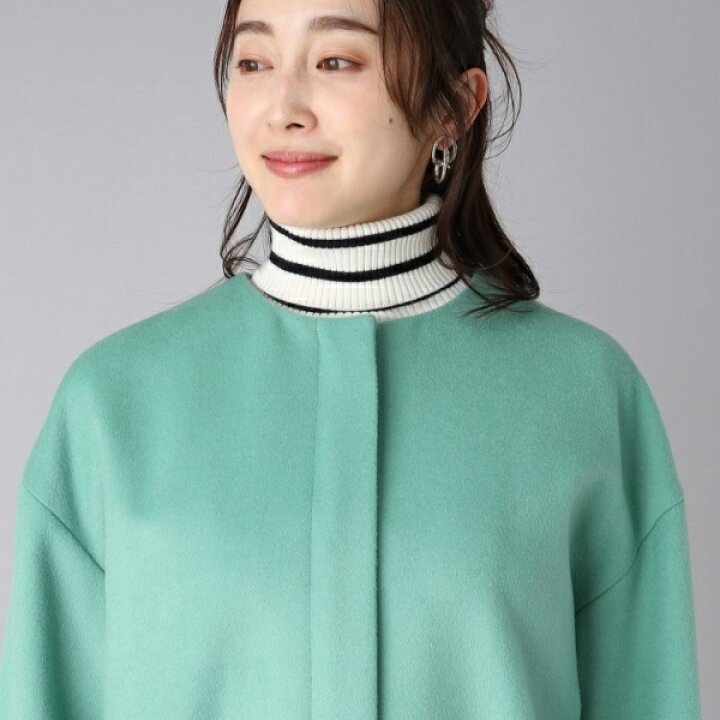 楽天市場】【STORY web掲載／軽く羽織れるミドル丈】ノーカラー 