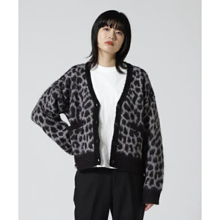 楽天市場】LEOPARD MOHAIR CARDIGAN／レオパードモヘア カーディガン 