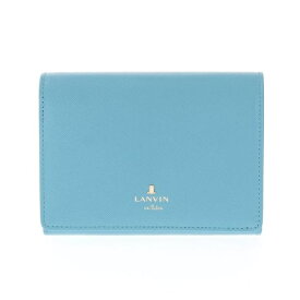 リュクサンブールカラー 二つ折り被せ財布／ランバン オン ブルー（LANVIN en Bleu）