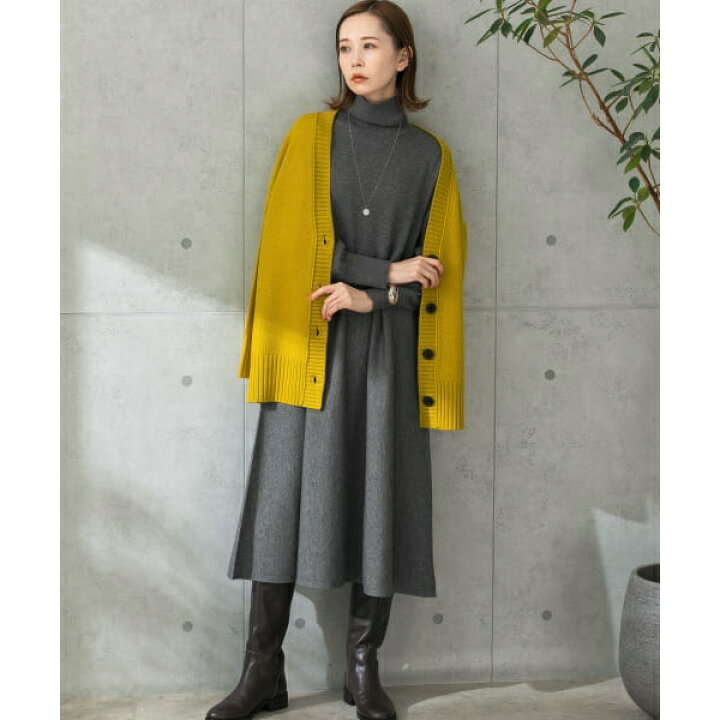 楽天市場】『WEB限定』タートルネックフレアワンピース／アーバン  