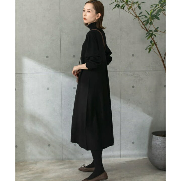 楽天市場】『WEB限定』タートルネックフレアワンピース／アーバン  