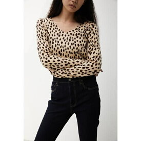 NUDIE 2WAY LEOPARD KNIT／アズールバイマウジー（AZUL BY MOUSSY）