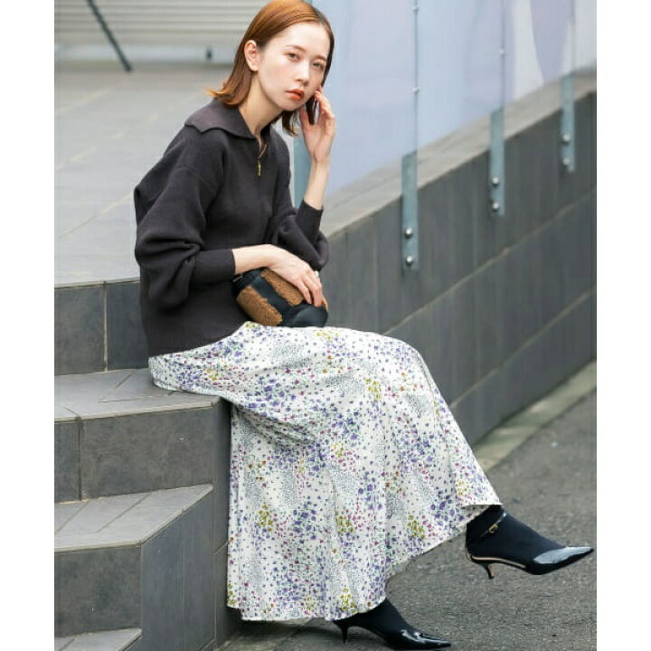 楽天市場】【hareko×ROSSO】ランダムフラワープリントスカート  