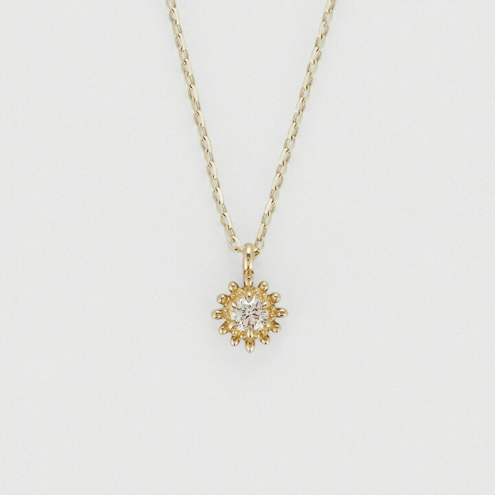 楽天市場】K14ダイヤモンドネックレス（0.05ct）／アガット（agete 