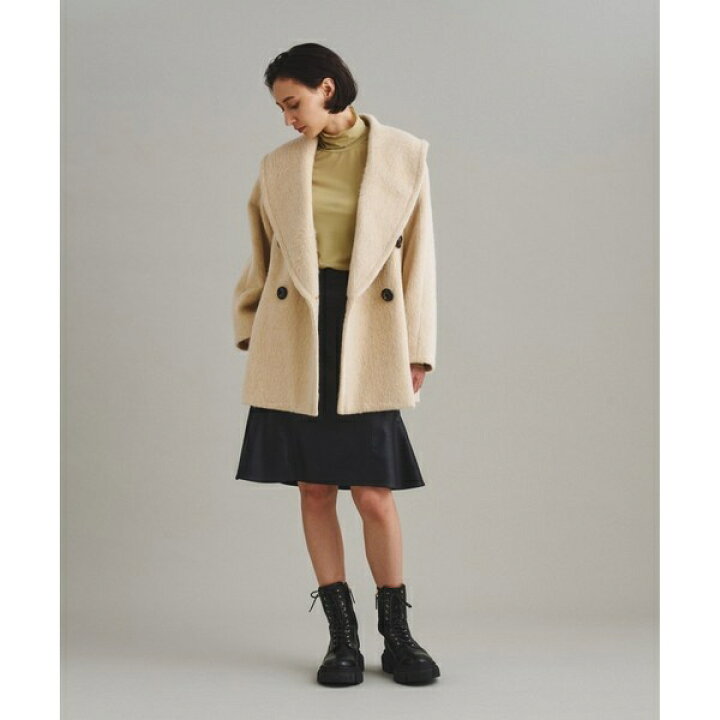 新品✨グレースコンチネンタル✨ファー付シャギージャケット✨34サイズ 