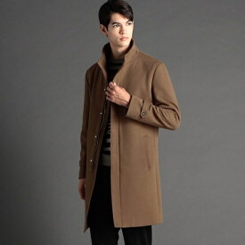 ダウンファブリック スタンドカラーコート／ムッシュニコル（MONSIEUR NICOLE）