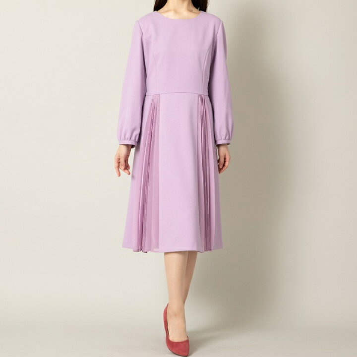 楽天市場】プリーツ切替ワンピース/無地／ローズティアラ（Rose Tiara  