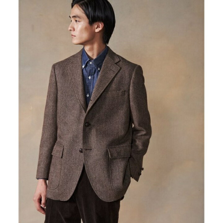 楽天市場】【LOVAT】 LAVEROCK TWEED ヘリンボーン ジャケット／J  