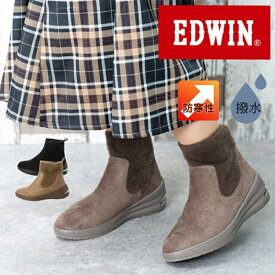 【23秋冬新色追加】EDWIN ストレッチニット ショートブーツ／エドウィン（EDWIN）