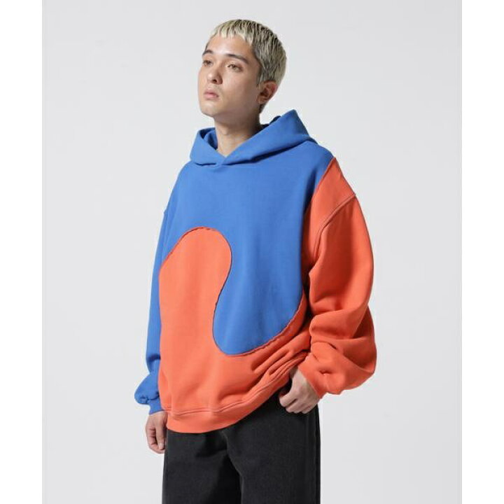 楽天市場】ERL／イーアールエル／SWIRL FLEECE HOODIE JERSY／パーカー 