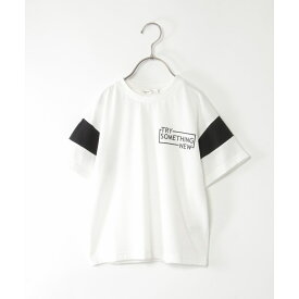 袖切り替え半袖Tシャツ（120?160cm）／イッカ（ikka）