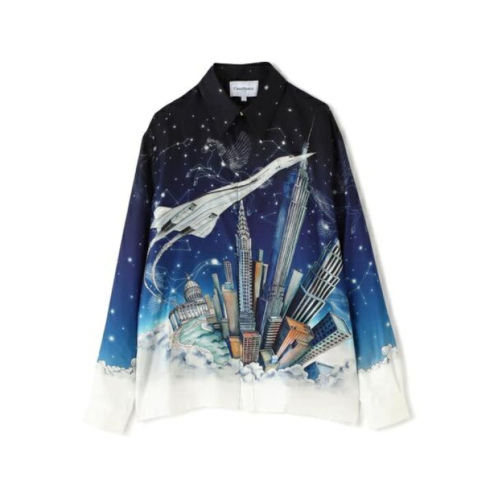 楽天市場】CASABLANCA／カサブランカ／LONG SLEEVE SILK SHIRT／ロング 