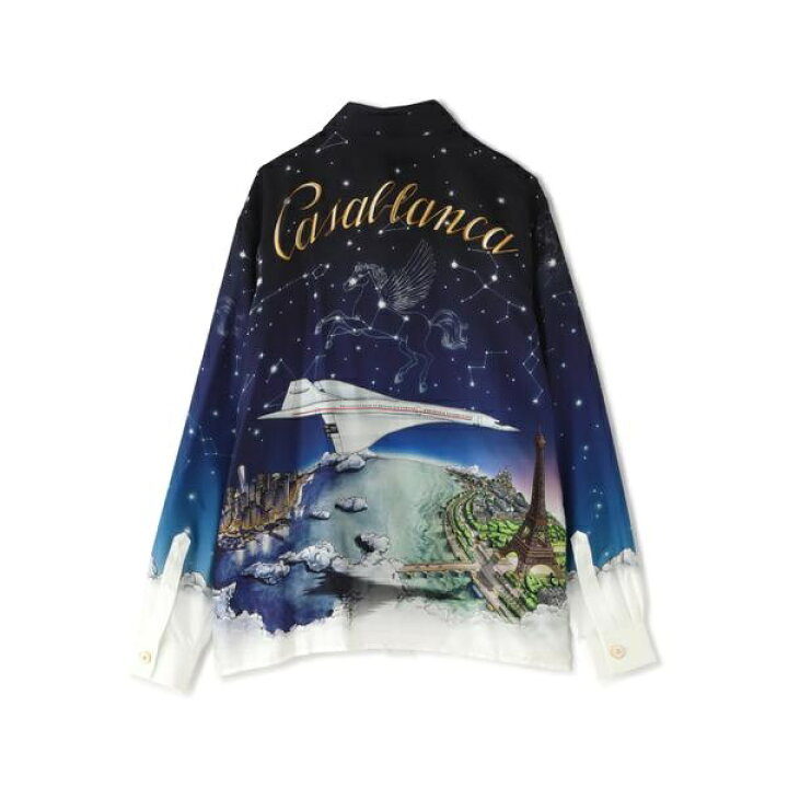 楽天市場】CASABLANCA／カサブランカ／LONG SLEEVE SILK SHIRT／ロング 