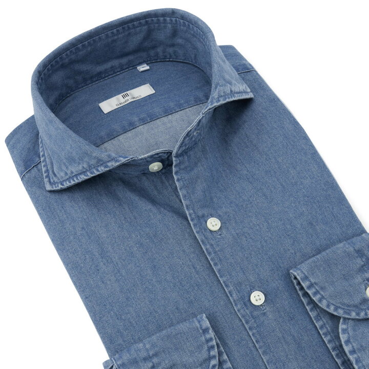 楽天市場】【CLASSICO TAPERED】ホリゾンタルワイドカラーワイシャツ 