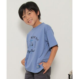 USAコットン サーフテイストプリントTシャツ（120?160cm）／イッカ（ikka）