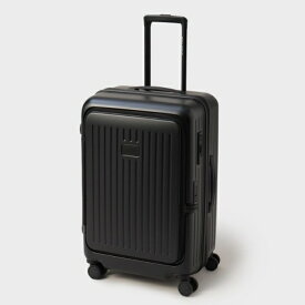 【CITY BLACK】スーツケース Mサイズ（フロント横開きエキスパンダブル）／タケオキクチ（TAKEO KIKUCHI）