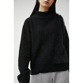 SHAGGY COMBI TWEED KNIT TOPS／アズールバイマウジー（AZUL BY MOUSSY）