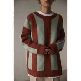 stripe knit tops／ブラック バイ マウジー（BLACK BY MOUSSY）