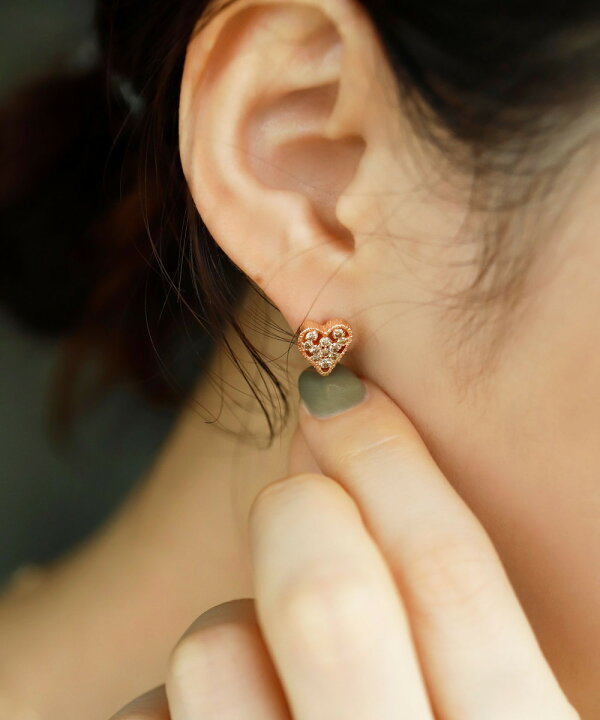 楽天市場】【廃盤】Suit・ハートピアス／シエナロゼ（SIENA ROSE  