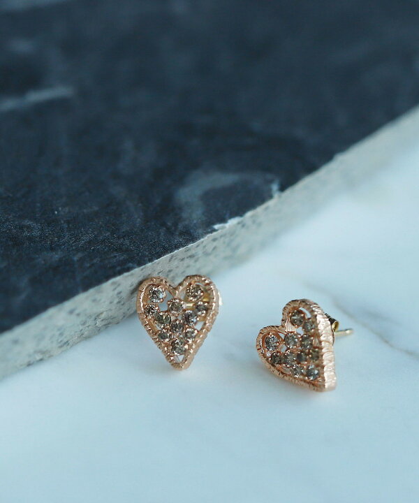 楽天市場】【廃盤】Suit・ハートピアス／シエナロゼ（SIENA ROSE  