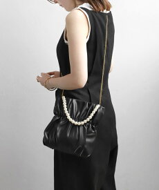 パールハンドル2WAYパーティーバッグ／アネモネ（ANEMONE）