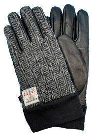 MEN'S GLOVE メンズ手袋 　ハリスツイードxストレッチフリース／ウィングス（Wing-s）