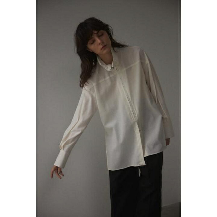 楽天市場】turtle neck zip shirt／ブラック バイ マウジー（BLACK BY 
