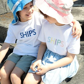 SHIPS KIDS:100～160cm / SHIPS ロゴ TEE／シップス（SHIPS）