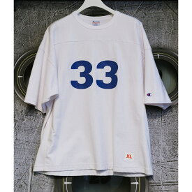 【別注】《Champion / チャンピオン》Reverse Weave Football Tee／アダムエロペ（ADAM ET ROPE'）