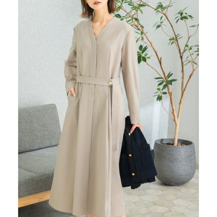 楽天市場】キーネックウエストタックワンピース／アーバンリサーチ  