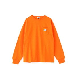 LS WORK LABEL POCKET／ワークラベル ポケット ロングスリーブ Tシャツ／ショット（Schott）