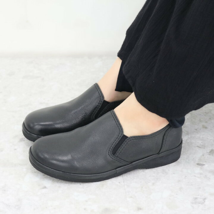 楽天市場】レザースリッポンシューズ/6703／モードカオリ（MODE KAORI  