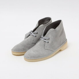 【SHIPS限定】CLARKS: DESERT BOOTS HAIRY GRAY/SUEDE／シップス（SHIPS）