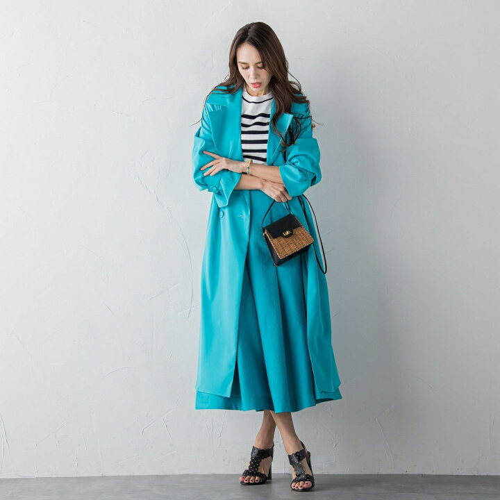 楽天市場】コッティーナライトリサイクル撥水トレンチコート≪洗濯機で  