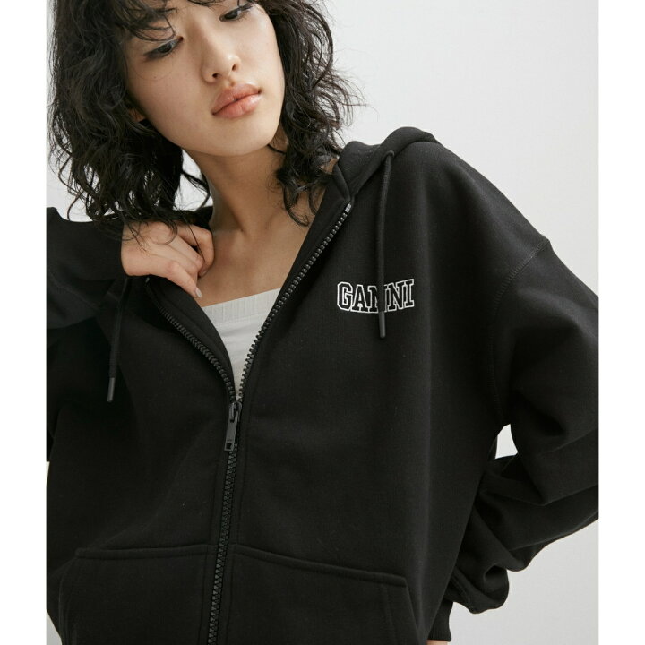楽天市場】【GANNI】OVERSIZED ZIP HOODIE／アダムエロペ（ADAM ET 