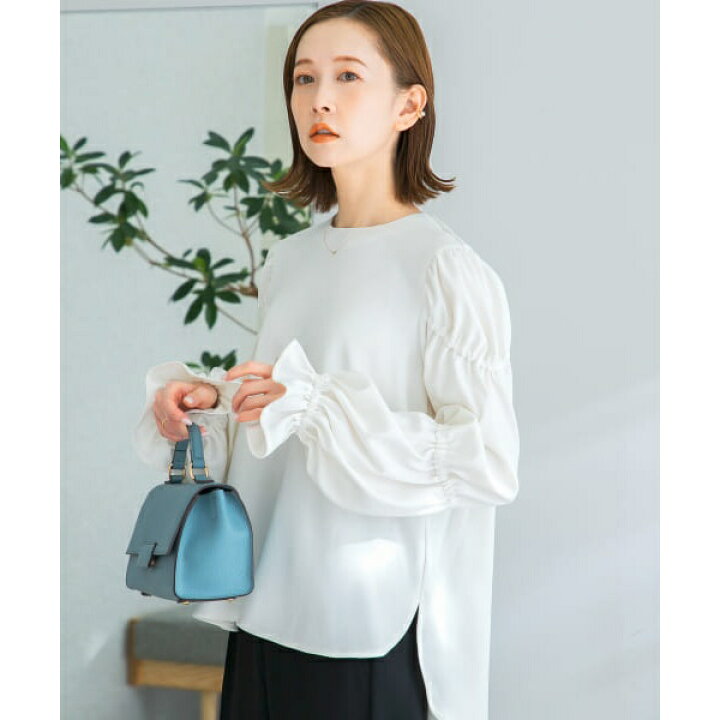楽天市場】『別注』BLANC×ROSSO ボリュームギャザースリーブブラウス 
