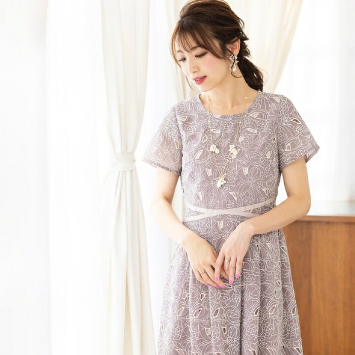 楽天市場】フラワー×リボン刺繍ワンピース／ローズティアラ（Rose  