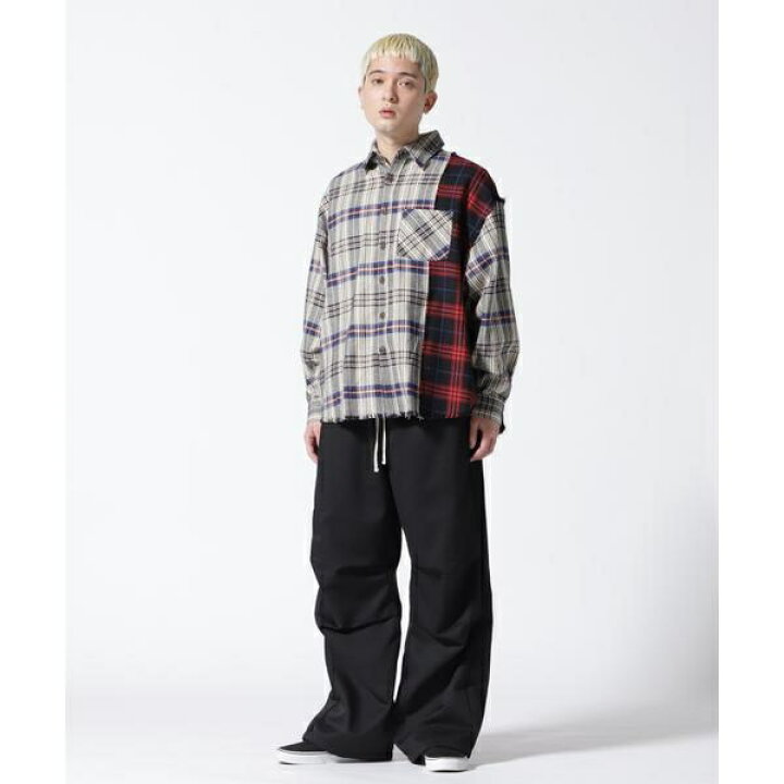 楽天市場】Dankeschon／ダンケシェーン／CUT OFF CHECK SHIRT／カット 