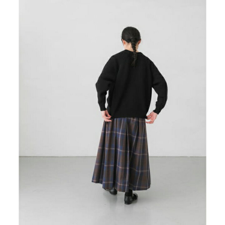 楽天市場】タイプライターチェックタックスカート／かぐれ（kagure  