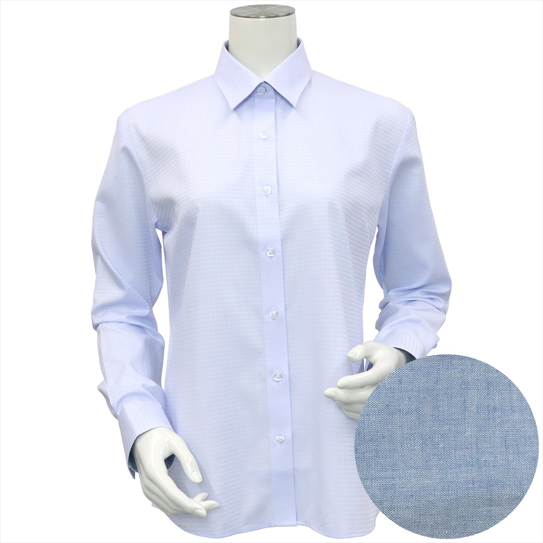 レギュラーカラー 長袖 形態安定 レディースシャツ／ブリックハウス（BRICKHOUSE） 丸井（マルイ）