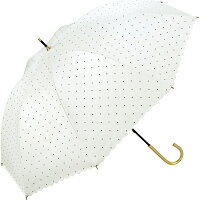 【Wpc.】日傘 遮光ドットフラワーポイント 55cm 完全遮光 遮熱 晴雨兼用 大きい 長傘/Wpc.(WPC)