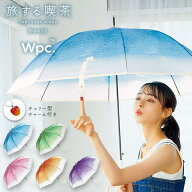 【Wpc.】旅する喫茶×Wpc. クリームソーダアンブレラ 60cm ビニール傘 大きい レディース／Wpc.（WPC）