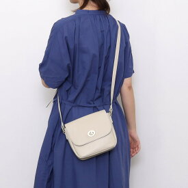 COOCO（クーコ）ヒネリフラップレザーショルダーバッグ 斜めがけ 牛革 ポシェット ／クーコ（cooco）